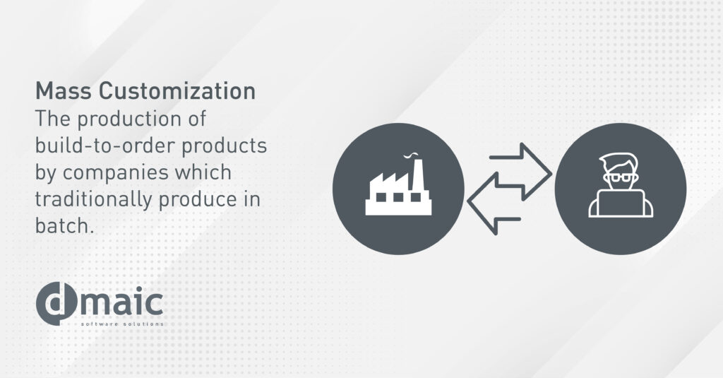 Mass Customization
Production of build-to-order products